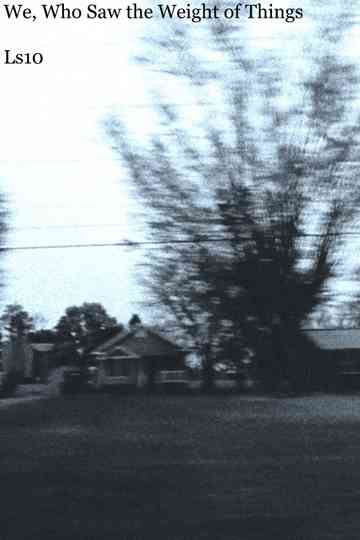 We, Who Saw the Weight of Things Poster