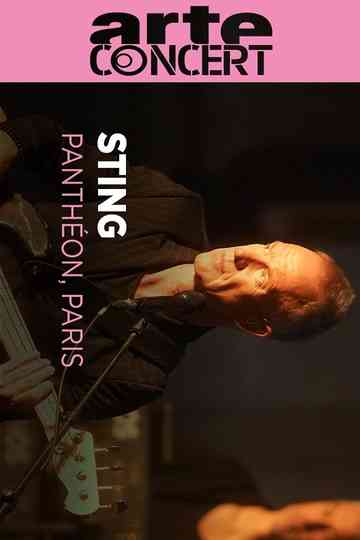 Sting at the Pantheon in Paris 50 Years of FIP Radio Poster
