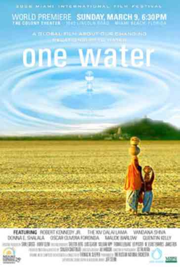 One Water Poster