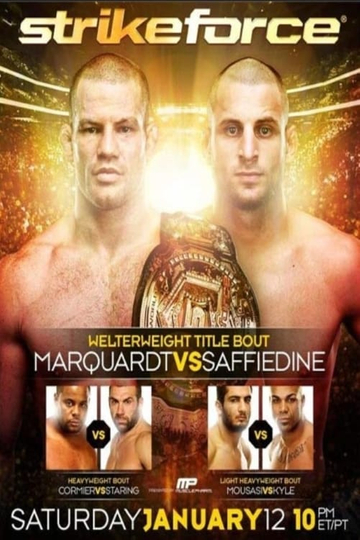 Strikeforce: Marquardt vs. Saffiedine Poster