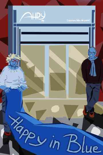 Happy in Blue Poster