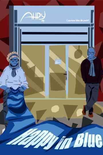 Happy in Blue Poster