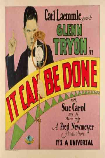 It Can Be Done Poster