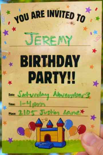 Jeremy Birthday Party!! Poster