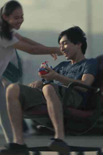 Fish in Puddle Poster