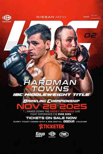 IBC 02: Hardman vs. Towns Poster