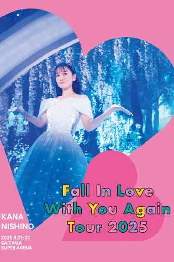 Kana Nishino Fall In Love With You Again Tour 2025 Poster