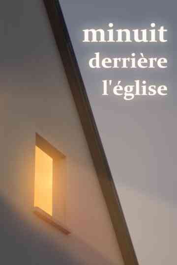 Minuit derrière l'église Poster