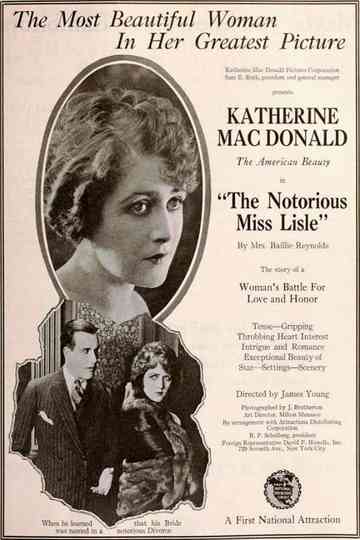 Notorious Miss Lisle Poster