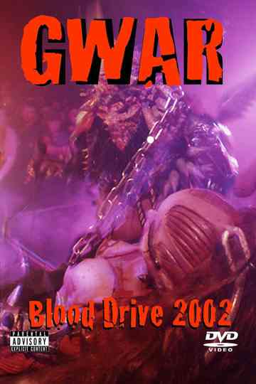 GWAR Blood drive 2002 Poster