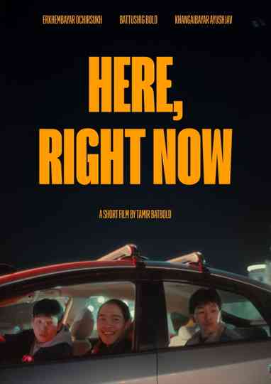 Here, Right Now Poster