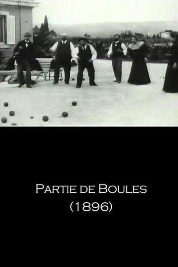 Partie de boules Poster