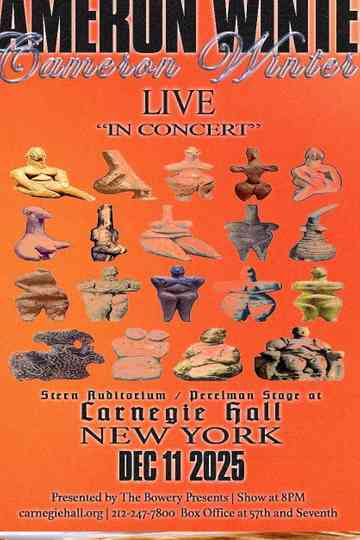 Cameron Winter at Carnegie Hall Poster