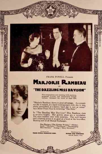 The Dazzling Miss Davison Poster