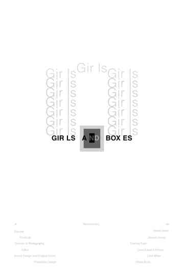 Girls and Boxes Poster