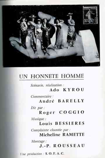 Un honnête homme Poster