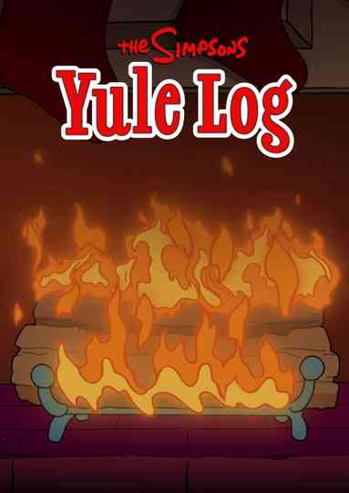 The Simpsons Yule Log Poster