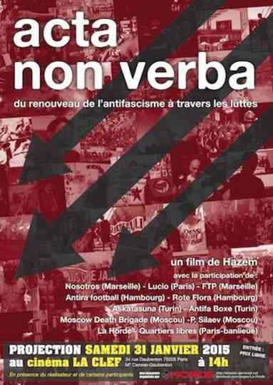 Acta Non Verba Poster