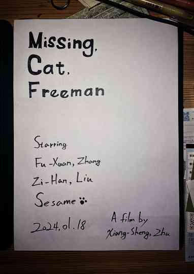 Missing, Cat, Freeman Poster