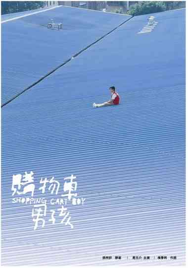 Shopping Cart Boy Poster