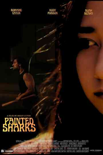 Painted Sharks Poster