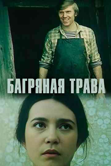 Crimson grass Poster