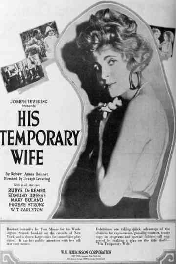 His Temporary Wife Poster