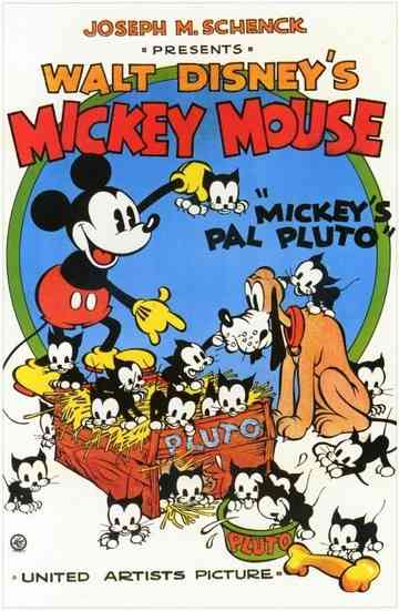 Mickey's Pal Pluto Poster