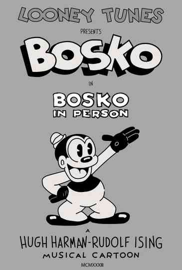 Bosko in Person Poster
