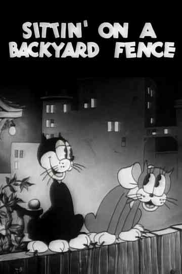 Sittin on a Backyard Fence Poster