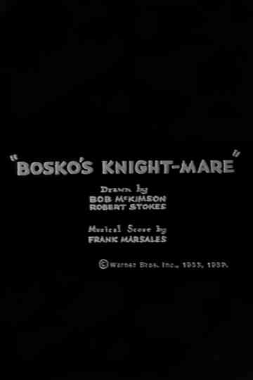 Bosko's Knight-Mare Poster