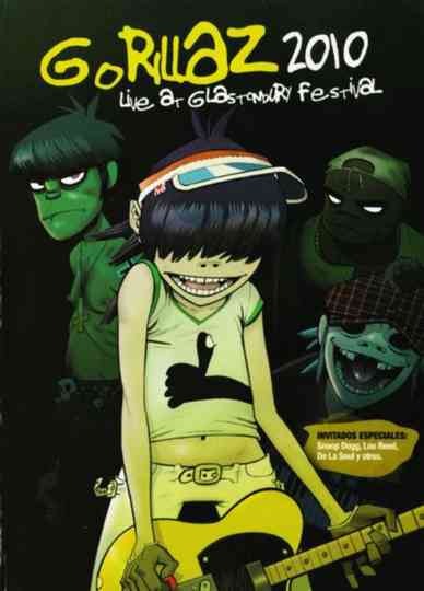 Gorillaz Live at Glastonbury Poster