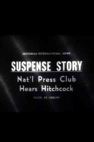 Suspense Story: Nat'l Press Club Hears Hitchcock Poster
