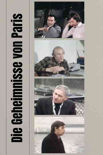 Die Geheimnisse von Paris Poster