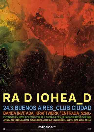 Radiohead • Buenos Aires 2009 Poster
