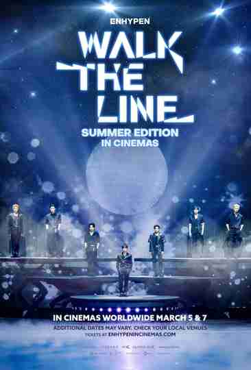ENHYPEN [WALK THE LINE SUMMER EDITION] IN CINEMAS Poster