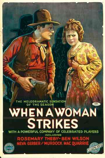 When a Woman Strikes Poster