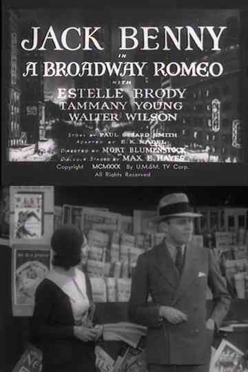 A Broadway Romeo poster