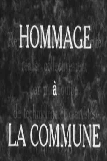Hommage à la Commune Poster