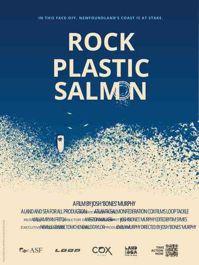 Rock Plastic Salmon Poster