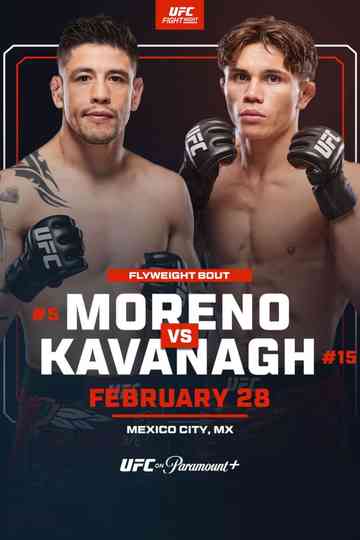 UFC Fight Night 268: Moreno vs. Kavanagh Poster