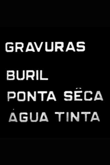 Gravuras: Buril, Ponta Seca, Água Tinta Poster