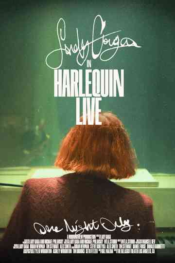 Lady Gaga in Harlequin Live: One Night Only Poster