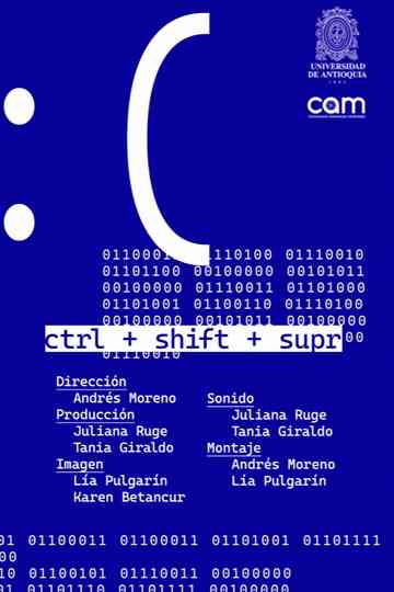 ctrl + shift + supr Poster