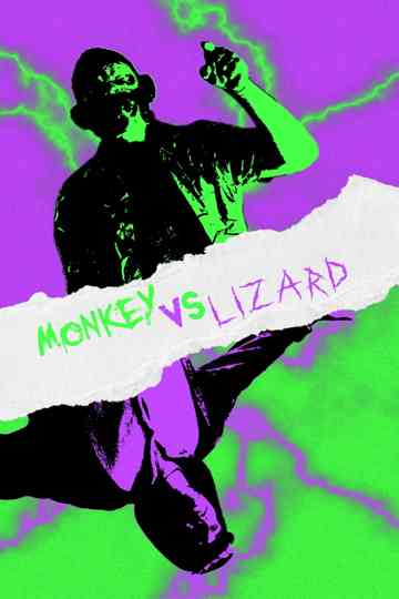 Monkey Vs. Lizard Poster