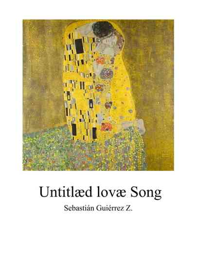 Untitlæd lovæ Song Poster