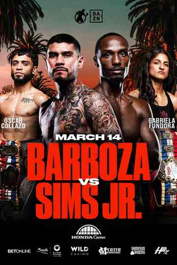 Arnold Barboza Jr. vs. Kenneth Sims Jr. Poster