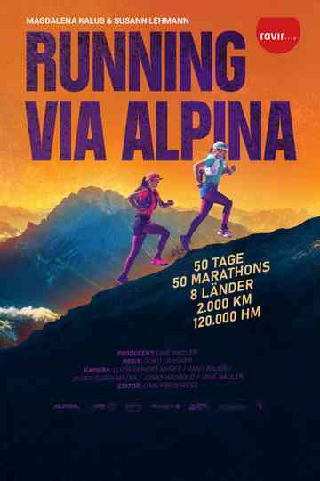Running Via Alpina Poster