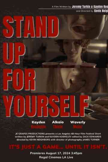 Stand Up for Yourself Poster