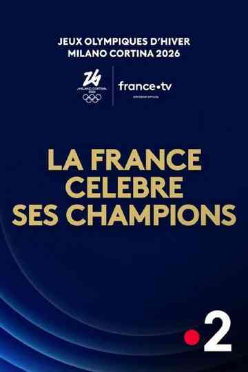 La France célèbre ses champions Poster